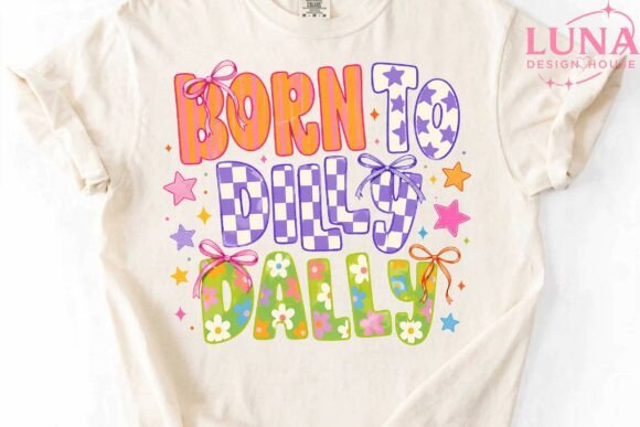 Born to Dilly Dally: A Retro PNG for Creative Projects