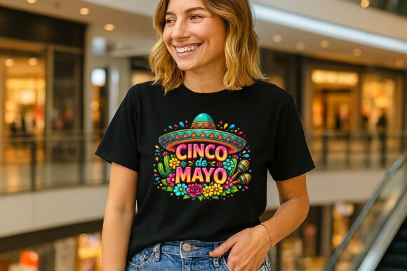 Cinco De Mayo Floral Fiesta Design: Bold Graphics for Vibrant Projects
