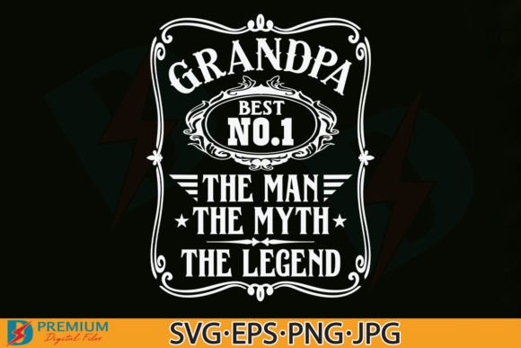 Embrace Nostalgia with Vintage Grandpa SVG Design for Father's Day