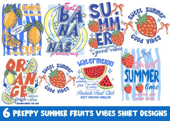 Freshen Up Your Designs: The Summer Fruits Shirt Bundle