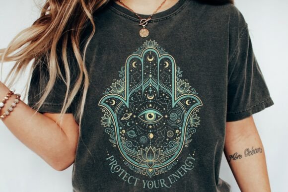 Hamsa Hand Evil Eye Celestial Design: A Symbolic Asset for Modern Creatives