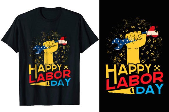 Happy Labor Day T-shirt Design for Creators