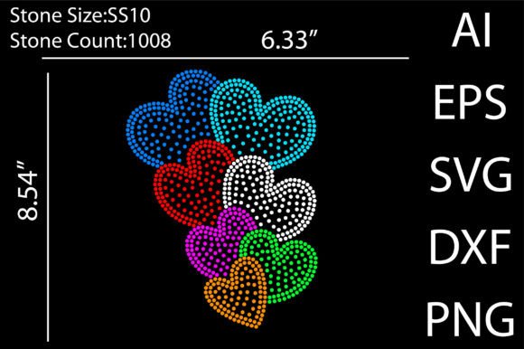 Love Rhinestone Templates Design: Sparkle and Strategy