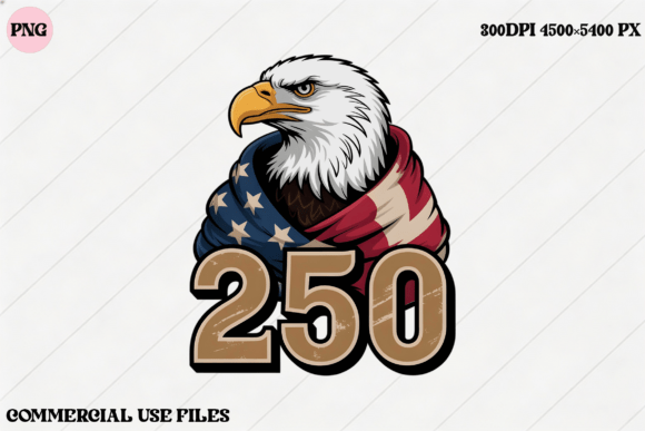 Patriotic Eagle 250 USA Flag Design: Your Ultimate Creative Asset
