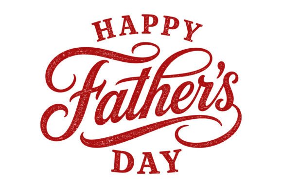 Red Fathers Day SVG Design: A Vintage Typography Solution