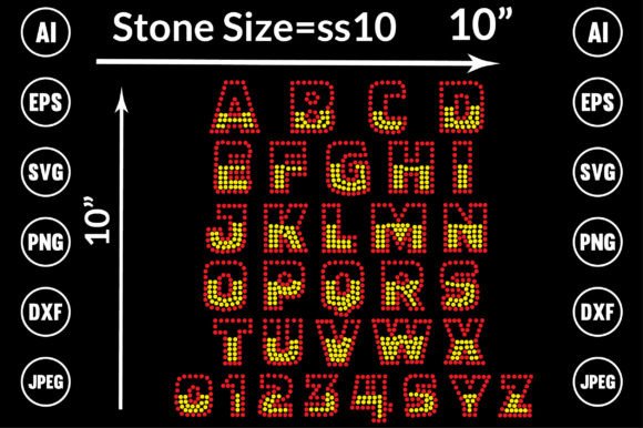Unlock Creative Flexibility with Alphabet Letter Font Rhinestone Design