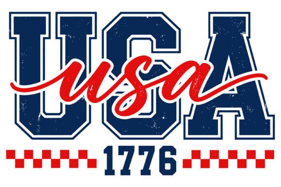 USA 1776 Patriotic Design: Vintage Vectors for Independence Day